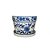 CACHEPOT PORCELANA AZUL E BRANCA RAMO FLORAL D14XA11CM - Imagem 2