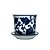 CACHEPOT PORCELANA AZUL E BRANCA BOTANICA ENCANTADA D14XA12CM - Imagem 1