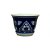 CACHEPOT PORCELANA AZUL E BRANCA IMPERIO D16XA12CM - Imagem 1