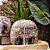ESCULTURA ELEFANTE DECORATIVO EM MADEIRA WHITEWASH A20CM - Imagem 3