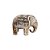 ESCULTURA ELEFANTE DECORATIVO EM MADEIRA WHITEWASH A20CM - Imagem 2