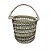 CESTA ARTESANAL BALI RATTAN COM ALCA - Imagem 2