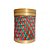 CAIXA BALI CILINDRICA TRAMA BAMBU VERMELHO E VERDE COM TAMPA D16CM - Imagem 1
