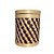 CAIXA BALI CILINDRICA TRAMA BAMBU NATURAL E BORDO COM TAMPA D16CM - Imagem 1