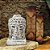 CABECA DE BUDA DECORATIVA EM MADEIRA WHITEWASH A20CM - Imagem 4