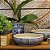 CENTRO DE MESA PORCELANA AZUL E BRANCA RENDA FLORAL D22XA06CM - Imagem 3