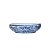 CENTRO DE MESA PORCELANA AZUL E BRANCA RENDA FLORAL D22XA06CM - Imagem 2