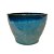 VASO VIETNAMITA DE CERAMICA IMPORTADO SIRIA AQUA D24XA18CM - Imagem 1