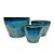 VASO VIETNAMITA DE CERAMICA IMPORTADO SIRIA AQUA D24XA18CM - Imagem 3