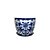 CACHEPOT PORCELANA AZUL E BRANCA JARDIM IMPERIAL D16XA17CM - Imagem 1