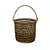 CESTA ARTESANAL BALI RATTAN ESCURO COM ALCA - Imagem 2