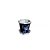 CACHEPOT PORCELANA AZUL E BRANCA JARDIM HEXAGONAL D09XA09CM - Imagem 2
