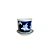 CACHEPOT PORCELANA AZUL E BRANCA VENTO DE OUTONO D10XA09CM - Imagem 1