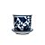 CACHEPOT PORCELANA AZUL E BRANCA BOTANICA ENCANTADA D10XA10CM - Imagem 1