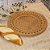 SOUSPLAT REDONDO RATTAN CLARO BALI TRABALHADO - Imagem 2