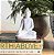 ESCULTURA BUDA RESINA MEDITACAO BRANCO BRILHANTE - Imagem 2