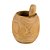 POTICHE DECORATIVO MADEIRA SUAR 12CM - Imagem 1