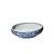 CENTRO DE MESA PORCELANA AZUL E BRANCA RENDA FLORAL D19XA05CM - Imagem 1
