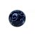 BOLA PORCELANA AZUL BRANCA - Imagem 1