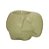 CASTICAL DECORATIVO EM PORCELANA ELEFANTE CREME - Imagem 1