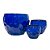 VASO VIETNAMITA DE CERAMICA IMPORTADO ARMENIA AZUL D18XA15CM - Imagem 3