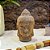 ESCULTURA IMPORTADA BALI CABECA DE BUDA EM CERAMICA A17CM - Imagem 2