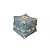 CAIXA FIBRA NATURAL AZUL COM CONCHAS EXTRA - Imagem 1