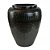 VASO VIETNAMITA DE CERAMICA IMPORTADO CAPADOCIA PRETO - Imagem 1