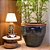 VASO RUSTICO DE CERAMICA IMPORTADO MANILA VERDE D94XA83CM - Imagem 3