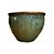 VASO RUSTICO DE CERAMICA IMPORTADO XANGAI VERDE D83XA61CM - Imagem 1