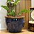 VASO RUSTICO DE CERAMICA IMPORTADO XANGAI AZUL D83XA61CM - Imagem 5