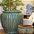 VASO VIETNAMITA DE CERAMICA IMPORTADO FLORENCA MUSGO D72XA62CM - Imagem 3