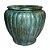VASO VIETNAMITA DE CERAMICA IMPORTADO FLORENCA MUSGO D72XA62CM - Imagem 2