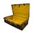 BAU BALI ANTIQUE METAL AMARELO 68X44X26CM - Imagem 3