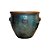 VASO RUSTICO DE CERAMICA IMPORTADO DRAGAO VERDE D74XA65CM - Imagem 1