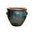 VASO RUSTICO DE CERAMICA IMPORTADO DRAGAO VERDE D74XA65CM - Imagem 2