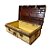 BAU BALI ANTIQUE METAL BRANCO 65X40X25CM - Imagem 2