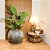 VASO RUSTICO DE CERAMICA IMPORTADO SEUL BRANCO D55XA56CM - Imagem 5