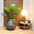 VASO RUSTICO DE CERAMICA IMPORTADO SEUL VERDE D55XA56CM - Imagem 5