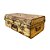 BAU BALI ANTIQUE METAL BRANCA 62X37X25CM - Imagem 2