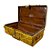 BAU BALI ANTIQUE METAL AMARELO 57X30X20CM - Imagem 3