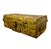 BAU BALI ANTIQUE METAL AMARELO 57X30X20CM - Imagem 2