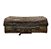 BAU BALI ANTIQUE METAL VERDE COM CADEADO 57X30X20CM - Imagem 1