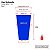 VASO VIETNAMITA DE CERAMICA IMPORTADO MALDIVAS AZUL D50XA76CM - Imagem 3