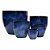 VASO VIETNAMITA DE TOQUIO CERAMICA IMPORTADO AZUL - Imagem 2