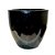 VASO VIETNAMITA DE CERAMICA IMPORTADO TOQUIO PRETO EXTRA D61XA63CM - Imagem 2