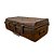 BAU BALI ANTIQUE METAL VERMELHO 57X30X17CM - Imagem 2