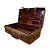 BAU BALI ANTIQUE METAL VERMELHO 57X30X17CM - Imagem 3