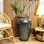 VASO PREMIUM CERAMICA IMPORTADO DUBAI VERDE D45XA75CM - Imagem 3