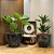 VASO RUSTICO DE CERAMICA IMPORTADO XANGAI VERDE D66XA56CM - Imagem 4